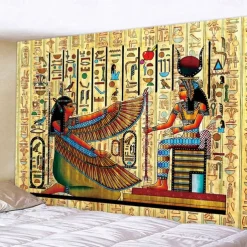 Egyptian Hanging Tapestry Wall Art Large Tapestry Mural Decor Photograph Backdrop Blanket Curtain Home Bedroom Living Room Decoration