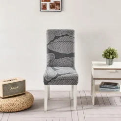 Elastic Floral Dining Chair Covers High Back Dining Chair Cover Stylish and Stretchable Slipcovers for Dining Room Chairs Protects Against Spills Stains and Wear