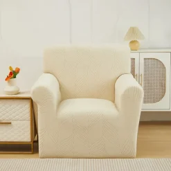 Elastic Jacquard Fabric Armchair Sofa Cover Stretch Couch Cover Sectional L Shape Sofa Slipcover Corner Case for Living Room 1/2/3/4 Seat