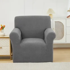 Elastic Jacquard Fabric Armchair Sofa Cover Stretch Couch Cover Sectional L Shape Sofa Slipcover Corner Case for Living Room 1/2/3/4 Seat
