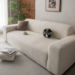 Elastic Jacquard Fabric Sofa Cover Stretch Couch Cover Sectional L Shape Sofa Slipcover Corner Case for Living Room 1/2/3/4 Seat