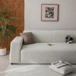 Elastic Jacquard Fabric Sofa Cover Stretch Couch Cover Sectional L Shape Sofa Slipcover Corner Case for Living Room 1/2/3/4 Seat