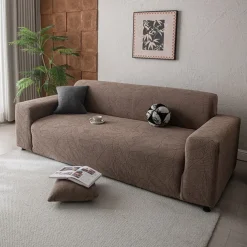 Elastic Jacquard Fabric Sofa Cover Stretch Couch Cover Sectional L Shape Sofa Slipcover Corner Case for Living Room 1/2/3/4 Seat