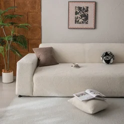 Elastic Jacquard Fabric Sofa Cover Stretch Couch Cover Sectional L Shape Sofa Slipcover Corner Case for Living Room 1/2/3/4 Seat