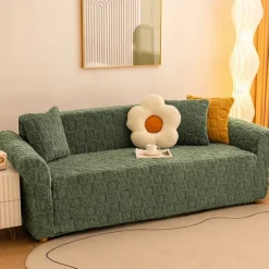 Elastic Jacquard Fabric Sofa Cover Stretch Couch Cover Sectional L Shape Sofa Slipcover Corner Case for Living Room 1/2/3/4 Seat