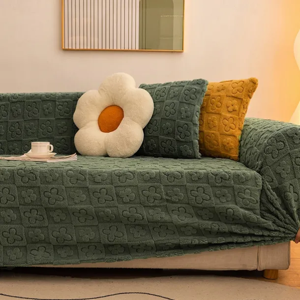 Elastic Jacquard Fabric Sofa Cover Stretch Couch Cover Sectional L Shape Sofa Slipcover Corner Case for Living Room 1/2/3/4 Seat