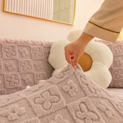 Elastic Jacquard Fabric Sofa Cover Stretch Couch Cover Sectional L Shape Sofa Slipcover Corner Case for Living Room 1/2/3/4 Seat