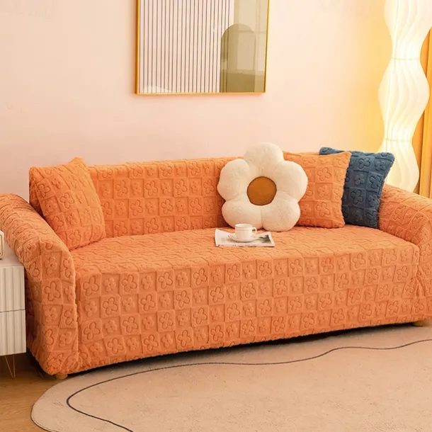 Elastic Jacquard Fabric Sofa Cover Stretch Couch Cover Sectional L Shape Sofa Slipcover Corner Case for Living Room 1/2/3/4 Seat