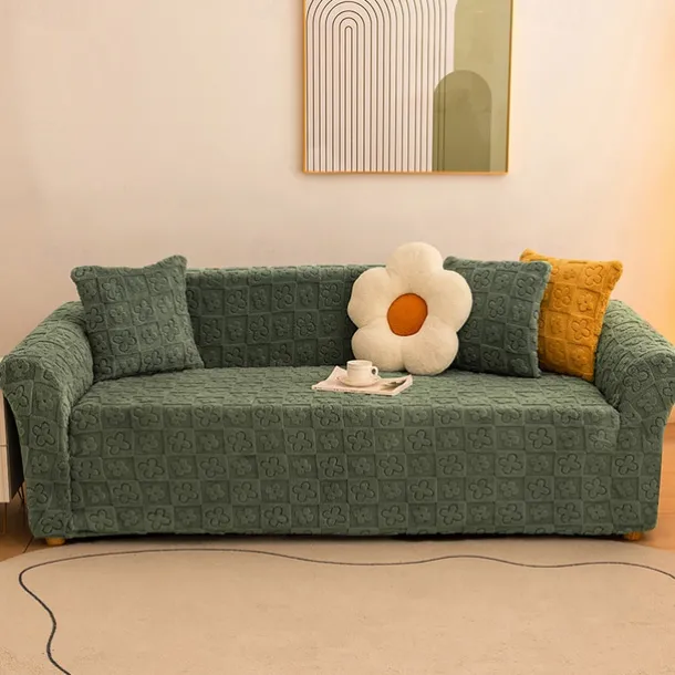 Elastic Jacquard Fabric Sofa Cover Stretch Couch Cover Sectional L Shape Sofa Slipcover Corner Case for Living Room 1/2/3/4 Seat