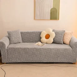 Elastic Jacquard Fabric Sofa Cover Stretch Couch Cover Sectional L Shape Sofa Slipcover Corner Case for Living Room 1/2/3/4 Seat