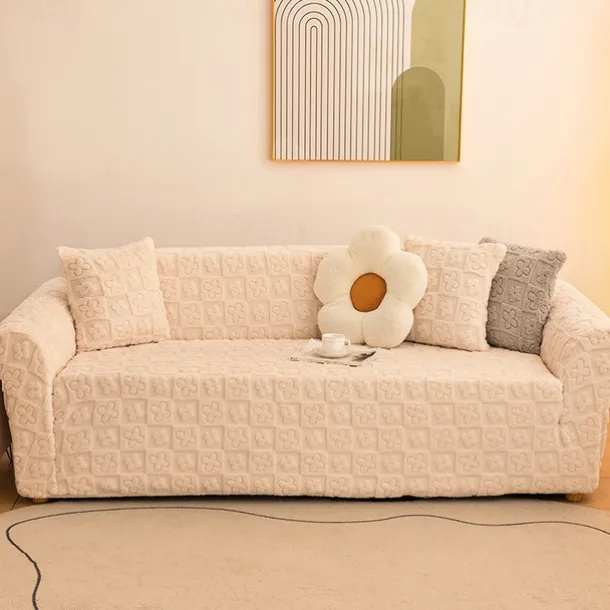 Elastic Jacquard Fabric Sofa Cover Stretch Couch Cover Sectional L Shape Sofa Slipcover Corner Case for Living Room 1/2/3/4 Seat