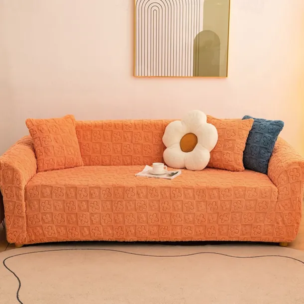 Elastic Jacquard Fabric Sofa Cover Stretch Couch Cover Sectional L Shape Sofa Slipcover Corner Case for Living Room 1/2/3/4 Seat