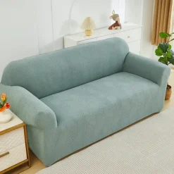 Elastic Jacquard Fabric Sofa Cover Stretch Couch Cover Sectional L Shape Sofa Slipcover Corner Case for Living Room 1/2/3/4 Seat