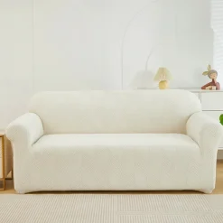 Elastic Jacquard Fabric Sofa Cover Stretch Couch Cover Sectional L Shape Sofa Slipcover Corner Case for Living Room 1/2/3/4 Seat