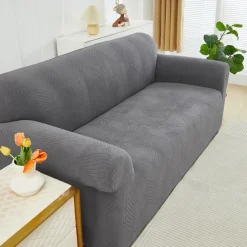 Elastic Jacquard Fabric Sofa Cover Stretch Couch Cover Sectional L Shape Sofa Slipcover Corner Case for Living Room 1/2/3/4 Seat