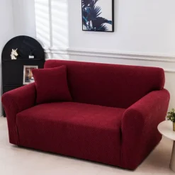Elastic Jacquard Fabric Sofa Cover Stretch Couch Cover Sectional L Shape Sofa Slipcover Corner Case for Living Room 1/2/3/4 Seat