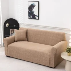Elastic Jacquard Fabric Sofa Cover Stretch Couch Cover Sectional L Shape Sofa Slipcover Corner Case for Living Room 1/2/3/4 Seat