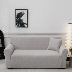 Elastic Jacquard Fabric Sofa Cover Stretch Couch Cover Sectional L Shape Sofa Slipcover Corner Case for Living Room 1/2/3/4 Seat