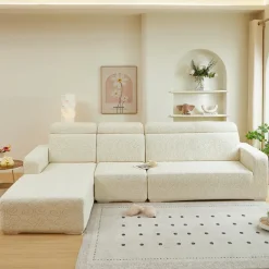 Elastic Jacquard Fabric Sofa Cover Stretch Couch Cover Sectional L Shape Sofa Slipcover Corner Case for Living Room 1/2/3/4 Seat