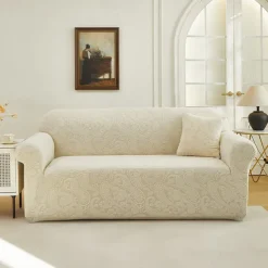 Elastic Jacquard Fabric Sofa Cover Stretch Couch Cover Sectional L Shape Sofa Slipcover Corner Case for Living Room 1/2/3/4 Seat