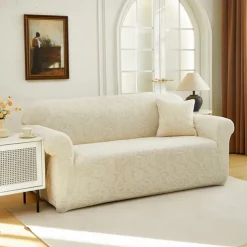 Elastic Jacquard Fabric Sofa Cover Stretch Couch Cover Sectional L Shape Sofa Slipcover Corner Case for Living Room 1/2/3/4 Seat
