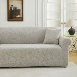 Elastic Jacquard Fabric Sofa Cover Stretch Couch Cover Sectional L Shape Sofa Slipcover Corner Case for Living Room 1/2/3/4 Seat