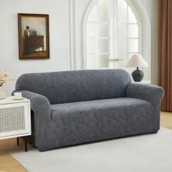 Elastic Jacquard Fabric Sofa Cover Stretch Couch Cover Sectional L Shape Sofa Slipcover Corner Case for Living Room 1/2/3/4 Seat