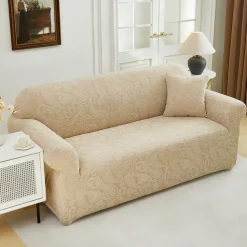 Elastic Jacquard Fabric Sofa Cover Stretch Couch Cover Sectional L Shape Sofa Slipcover Corner Case for Living Room 1/2/3/4 Seat
