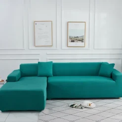 Elastic Jacquard Fabric Sofa Cover Stretch Couch Cover Sectional L Shape Sofa Slipcover Corner Case for Living Room 1/2/3/4 Seat