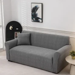Elastic Jacquard Fabric Sofa Cover Stretch Couch Cover Sectional L Shape Sofa Slipcover Corner Case for Living Room 1/2/3/4 Seat