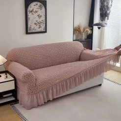 Elastic Jacquard Fabric Sofa Cover Stretch Couch Cover Sectional L Shape Sofa Slipcover Corner Case for Living Room 1/2/3/4 Seat