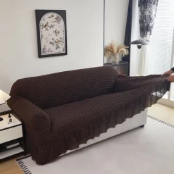 Elastic Jacquard Fabric Sofa Cover Stretch Couch Cover Sectional L Shape Sofa Slipcover Corner Case for Living Room 1/2/3/4 Seat