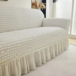 Elastic Jacquard Fabric Sofa Cover Stretch Couch Cover Sectional L Shape Sofa Slipcover Corner Case for Living Room 1/2/3/4 Seat