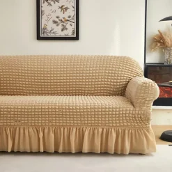 Elastic Jacquard Fabric Sofa Cover Stretch Couch Cover Sectional L Shape Sofa Slipcover Corner Case for Living Room 1/2/3/4 Seat