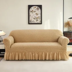 Elastic Jacquard Fabric Sofa Cover Stretch Couch Cover Sectional L Shape Sofa Slipcover Corner Case for Living Room 1/2/3/4 Seat