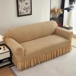 Elastic Jacquard Fabric Sofa Cover Stretch Couch Cover Sectional L Shape Sofa Slipcover Corner Case for Living Room 1/2/3/4 Seat