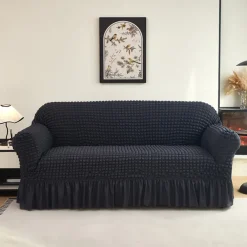 Elastic Jacquard Fabric Sofa Cover Stretch Couch Cover Sectional L Shape Sofa Slipcover Corner Case for Living Room 1/2/3/4 Seat