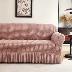 Elastic Jacquard Fabric Sofa Cover Stretch Couch Cover Sectional L Shape Sofa Slipcover Corner Case for Living Room 1/2/3/4 Seat