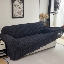 Elastic Jacquard Fabric Sofa Cover Stretch Couch Cover Sectional L Shape Sofa Slipcover Corner Case for Living Room 1/2/3/4 Seat