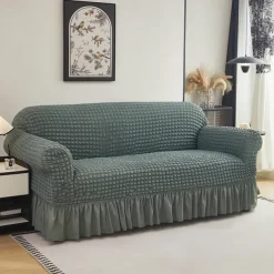 Elastic Jacquard Fabric Sofa Cover Stretch Couch Cover Sectional L Shape Sofa Slipcover Corner Case for Living Room 1/2/3/4 Seat