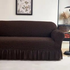 Elastic Jacquard Fabric Sofa Cover Stretch Couch Cover Sectional L Shape Sofa Slipcover Corner Case for Living Room 1/2/3/4 Seat