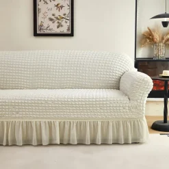 Elastic Jacquard Fabric Sofa Cover Stretch Couch Cover Sectional L Shape Sofa Slipcover Corner Case for Living Room 1/2/3/4 Seat