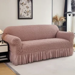 Elastic Jacquard Fabric Sofa Cover Stretch Couch Cover Sectional L Shape Sofa Slipcover Corner Case for Living Room 1/2/3/4 Seat