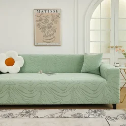 Elastic Jacquard Fabric Sofa Cover Stretch Couch Cover Sectional L Shape Sofa Slipcover Corner Case for Living Room 1/2/3/4 Seat