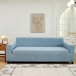 Elastic Jacquard Fabric Sofa Cover Stretch Couch Cover Sectional L Shape Sofa Slipcover Corner Case for Living Room 1/2/3/4 Seat