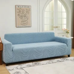 Elastic Jacquard Fabric Sofa Cover Stretch Couch Cover Sectional L Shape Sofa Slipcover Corner Case for Living Room 1/2/3/4 Seat