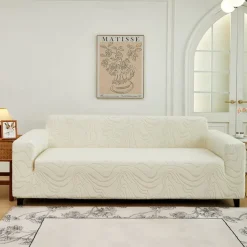 Elastic Jacquard Fabric Sofa Cover Stretch Couch Cover Sectional L Shape Sofa Slipcover Corner Case for Living Room 1/2/3/4 Seat