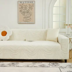 Elastic Jacquard Fabric Sofa Cover Stretch Couch Cover Sectional L Shape Sofa Slipcover Corner Case for Living Room 1/2/3/4 Seat