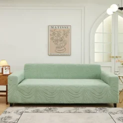 Elastic Jacquard Fabric Sofa Cover Stretch Couch Cover Sectional L Shape Sofa Slipcover Corner Case for Living Room 1/2/3/4 Seat