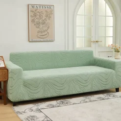 Elastic Jacquard Fabric Sofa Cover Stretch Couch Cover Sectional L Shape Sofa Slipcover Corner Case for Living Room 1/2/3/4 Seat